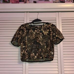 Mesh crop top💫💫💫💫💫💫